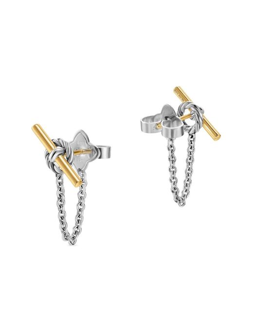 David Yurman Metallic 18K Dy Mercer Earrings