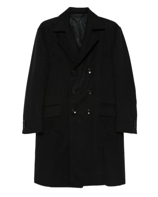 Kiton Jas Met Dubbele Rij Knopen in het Black voor heren