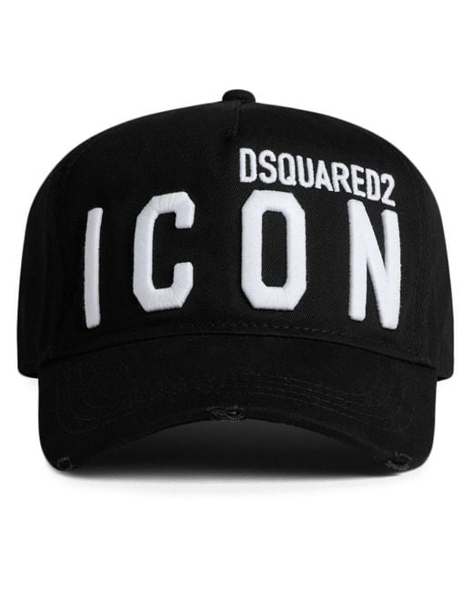 DSquared² Honkbalpet Met Geborduurd Logo in het Black voor heren