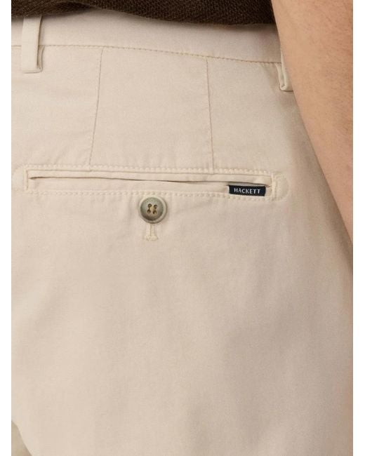 Hackett Natural Sanderson Tailored-Fit Trousers for men