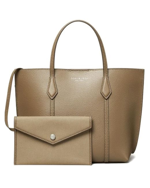 Tory Burch Natural Strukturierte Handtasche