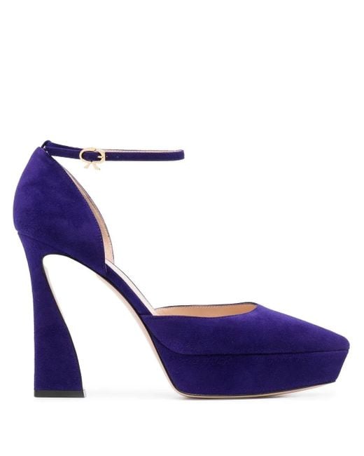 Gianvito Rossi 85 パンプス Blue