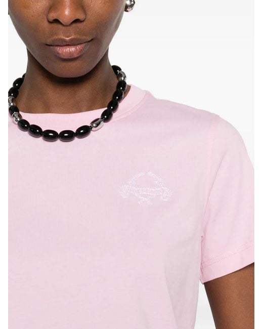 Moschino Pink Moschino Graphic T-Shirt