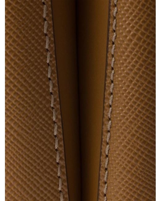 Prada Brown Mini Panier Bucket Bag