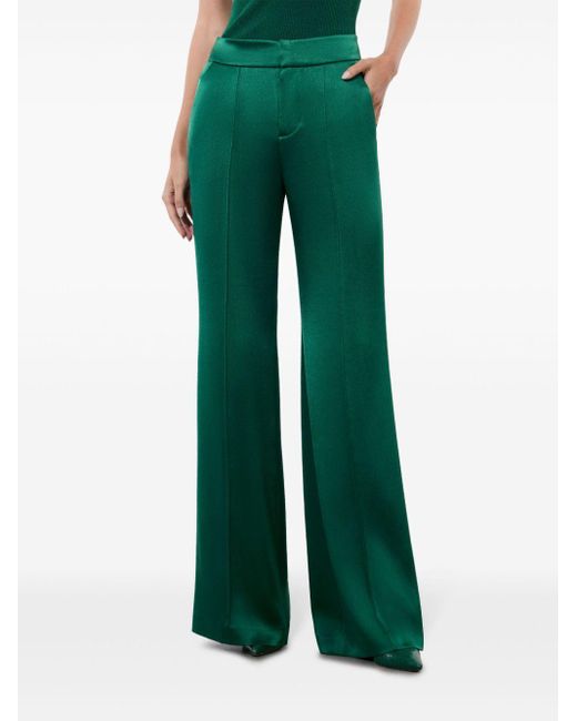 Alice + Olivia Green Dylan Trousers