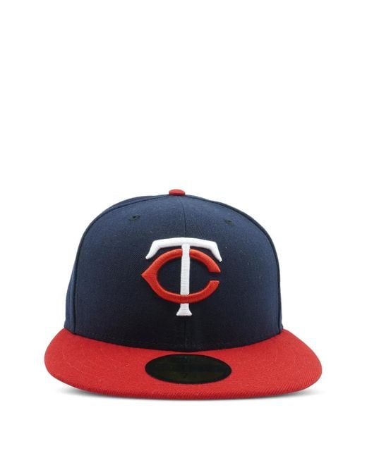 KTZ Blue 59Fifty Minnesota Twins Fitted Cap for men
