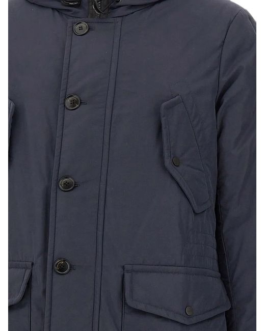 Peuterey Blue Zoan Mfc Hooded Parka for men