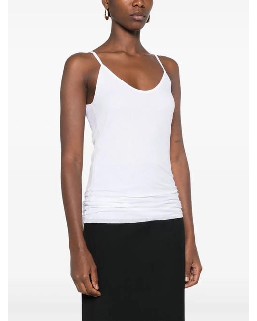 Khaite White The Selee Top