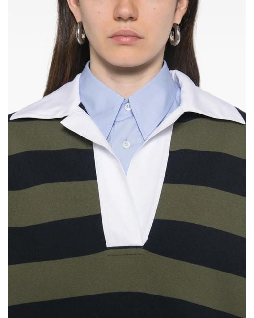 N°21 Black Striped Sweatshirt