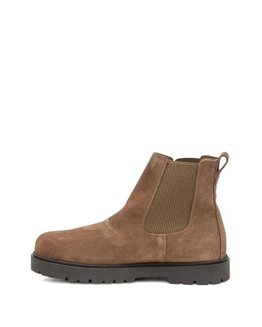 Birkenstock Chelsea-Boots Aus Wildleder in Brown für Herren