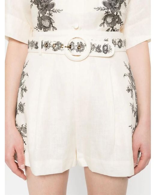 Zimmermann Natural Short Shorts