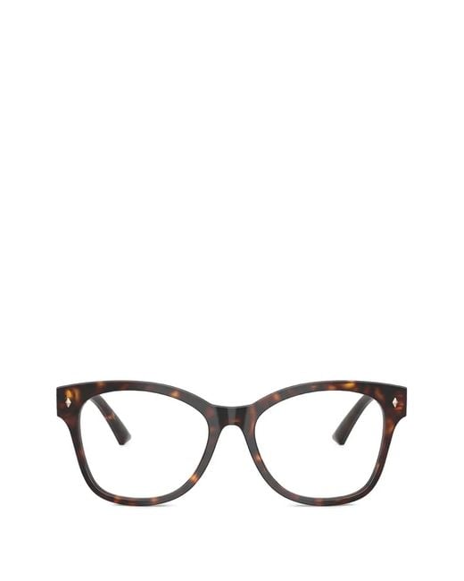 Jimmy Choo Black Round-Frame Glasses