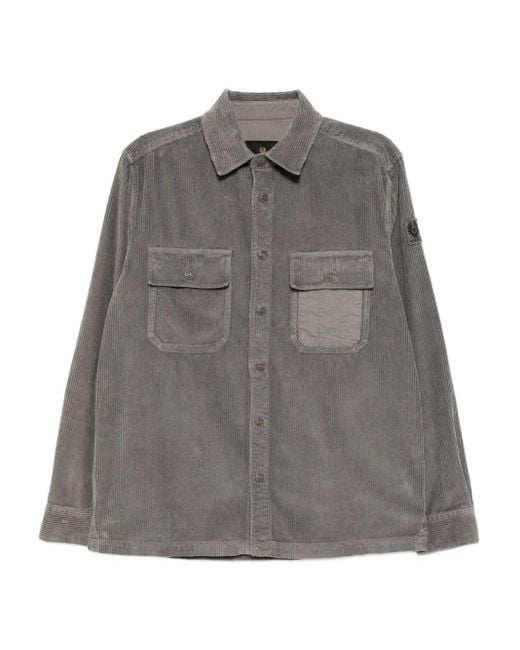 Belstaff Gray Fallgate Shirt for men