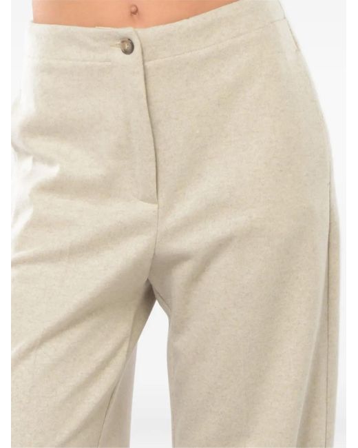 Seventy Natural Button-Fastening Trousers