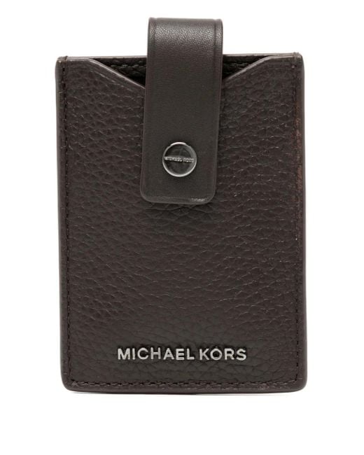 Michael Kors Black Hudson Card Case for men