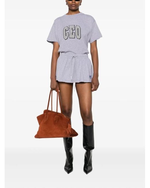 Balenciaga Gray Short-Style Miniskirt Skirts