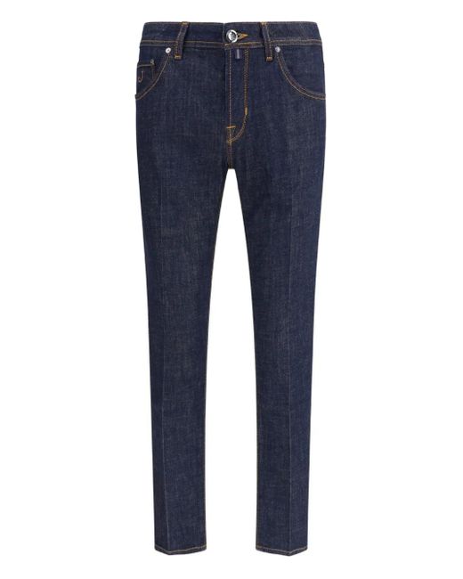 Jacob Cohen Blue Five-Pocket Jeans for men