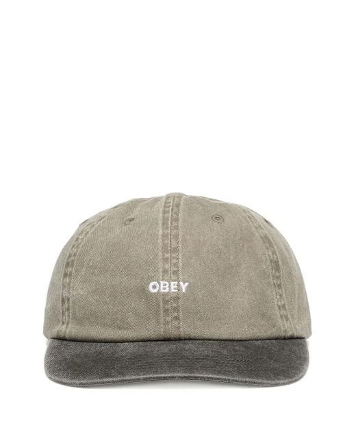 Obey Pigment Bold パネル ハット Gray