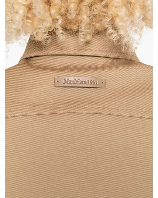 Max Mara Natural Stretch Cotton Cropped Jacket