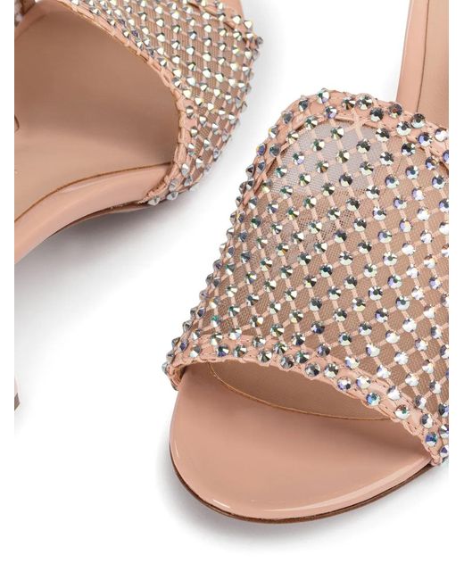 Le Silla Pink 60Mm Gilda Sandals