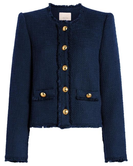 Cinq À Sept Blue Christie Blouclé Jacket