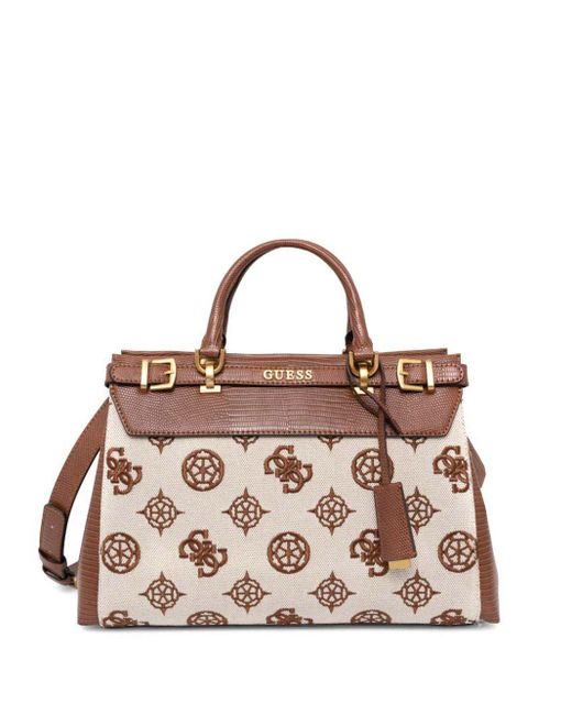Guess Pink Sestri 4G Peony Handbag