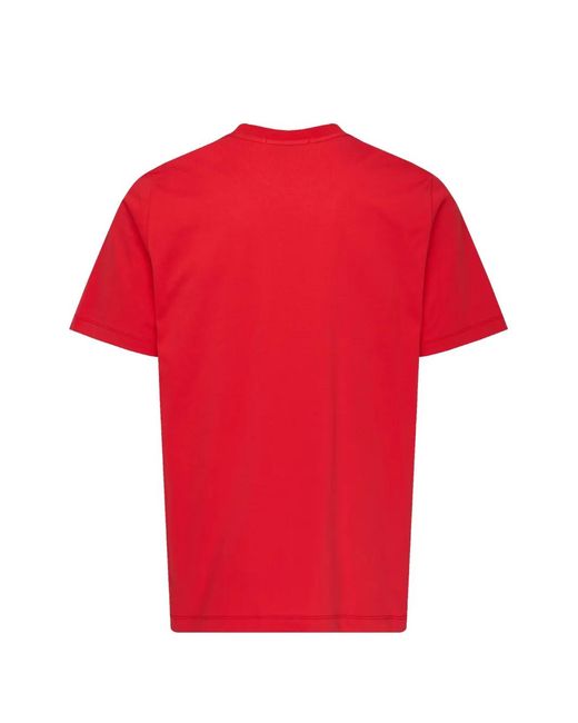 MSGM Red Logo T-Shirt for men