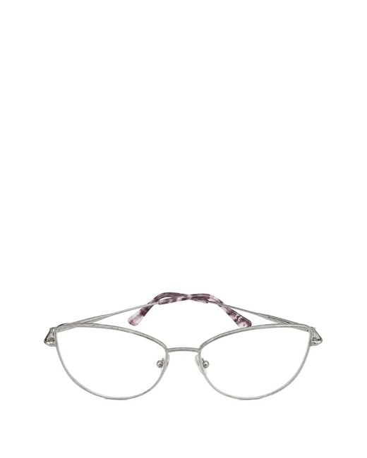 Tom Ford Metallic Cat-Eye-Frame Glasses