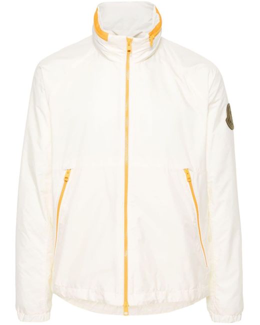 Moncler White Octano Rain Jacket for men