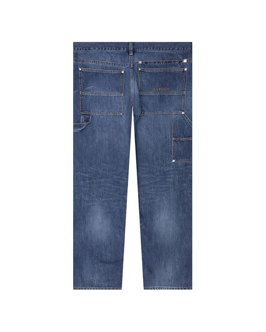 Givenchy Blue Belt-Loop Jeans for men