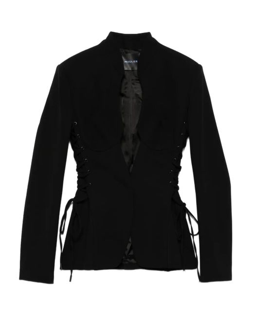 Giacca Con Lacci di Mugler in Black