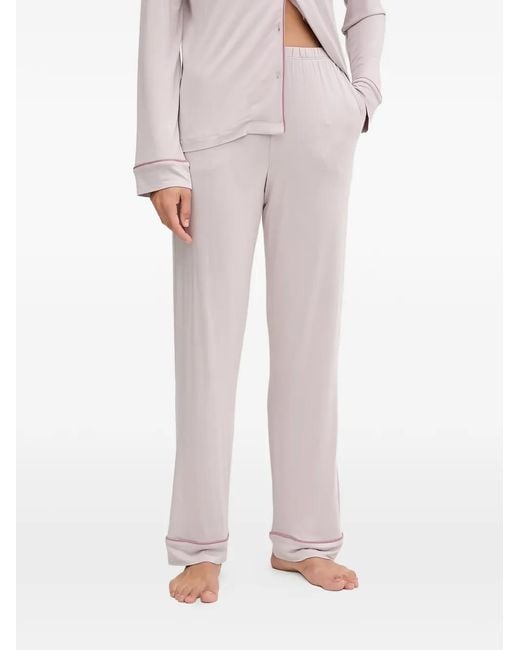 DKNY Pink Long-Sleeve Pajama Set