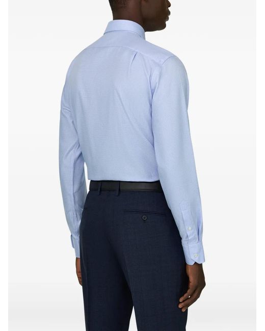 Boggi Blue Regular-Fit Shirt for men