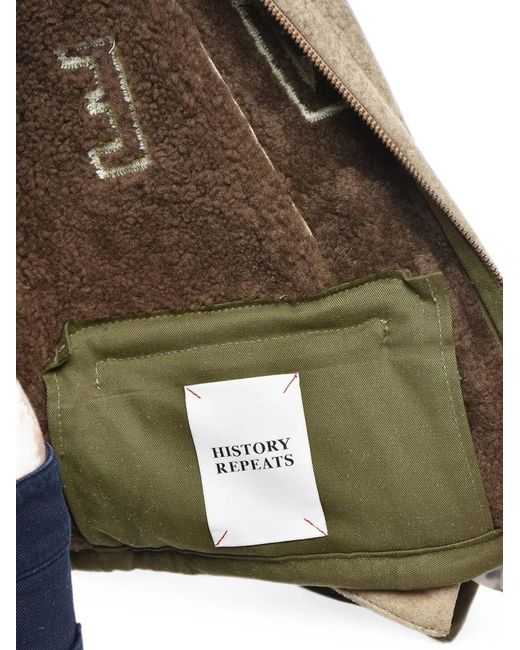 History Repeats Natural Embroidered Jacket