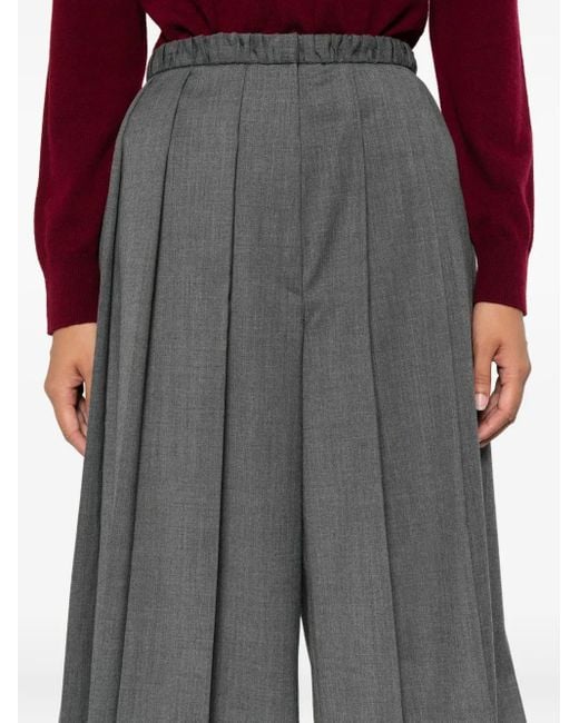 Sandro ハイウエスト ショートパンツ Gray