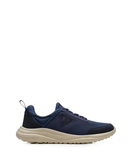 Clarks Blue Lt360 Lo Panelled Sneakers for men