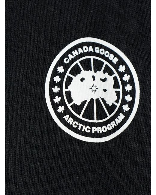 Canada Goose Black Rove Zip-Up Hoodie for men
