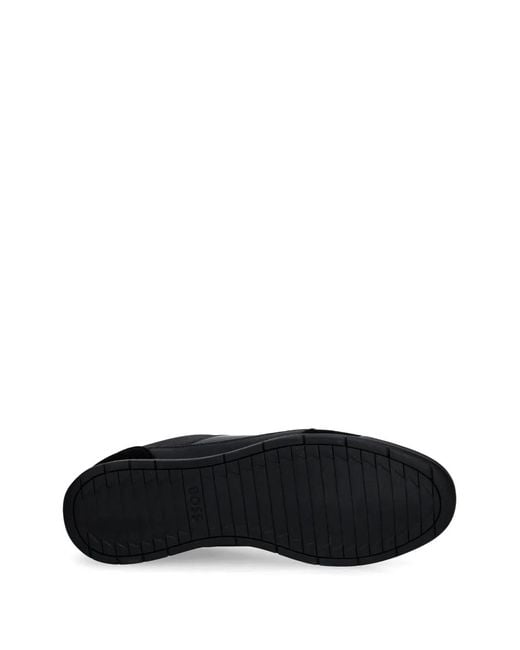 Boss Black Low-Top Trainers With Structured Trims for men