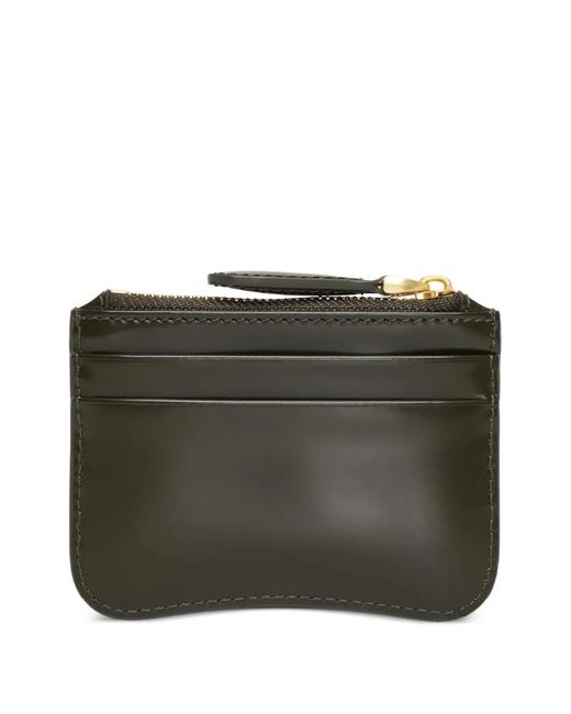 AMI Gray Leather Cardholder for men