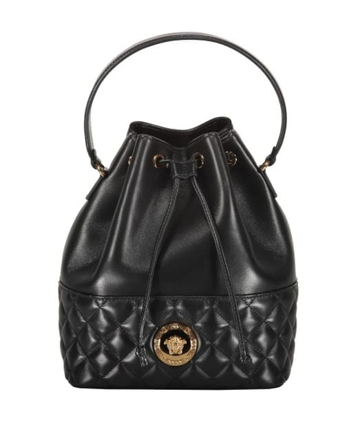 Versace La Medusa Bucket-Tas in het Black