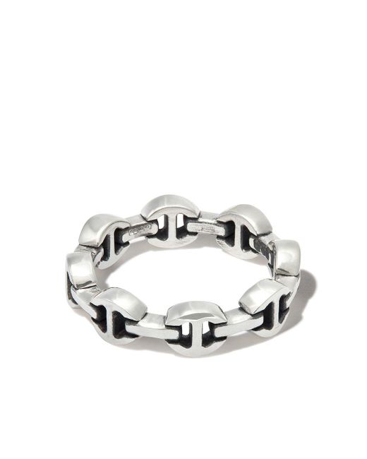 Hoorsenbuhs Chain-link Ring in Silver (Metallic) for Men | Lyst UK