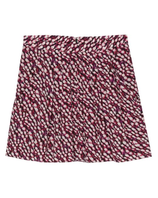 Isabel Marant Red Violaine Mini Skirt