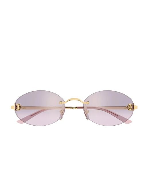 Cartier Pink Ct0592S Sunglasses