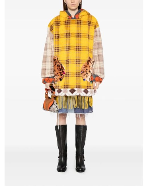 PENULTIMATE Yellow Checked Hoodie