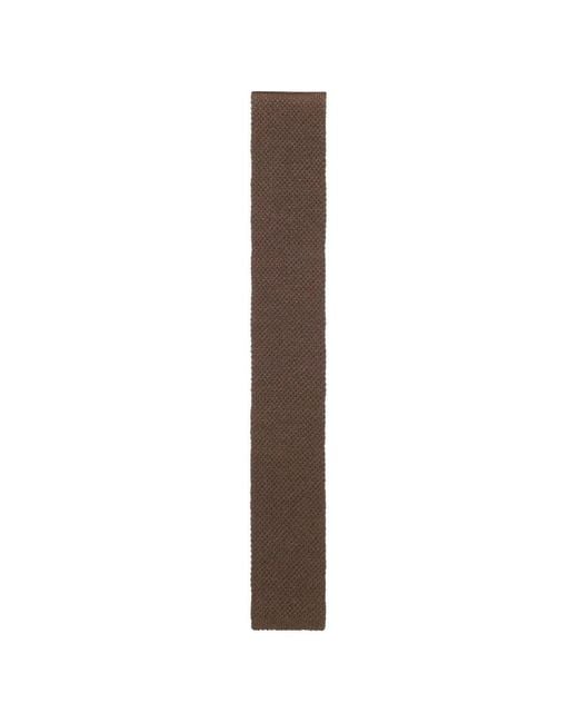 Boss Brown Textured Tie for men