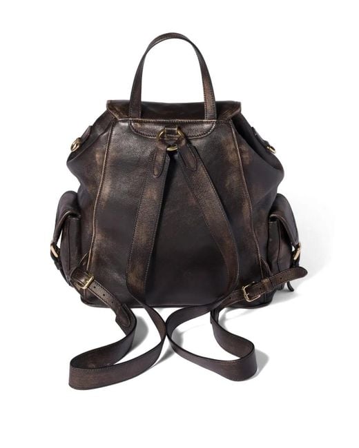 Miu Miu White Leather Backpack