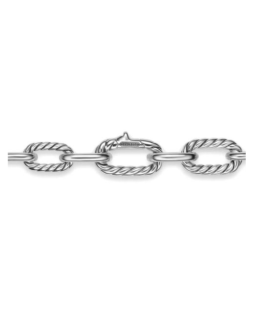 David Yurman White Sterling Dy Madison Necklace for men