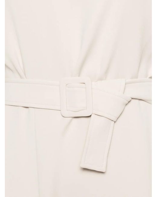 P.A.R.O.S.H. Flared Midi-Jurk in het White