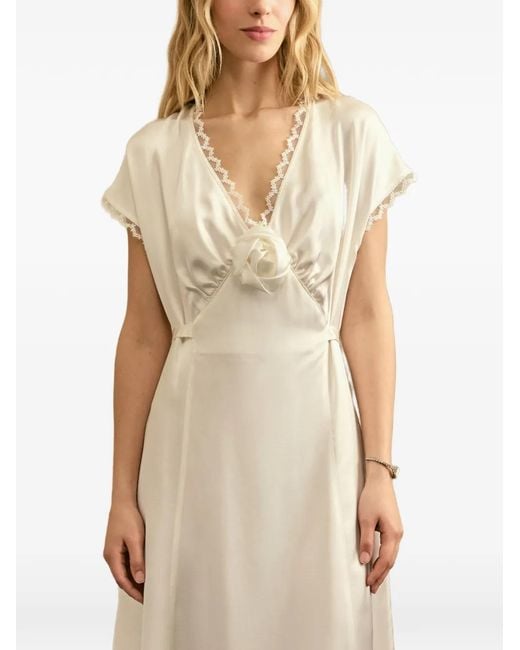womens fall dress midi Palm Orange Reversible Dress – 2-in-1 Midi Dress for Women