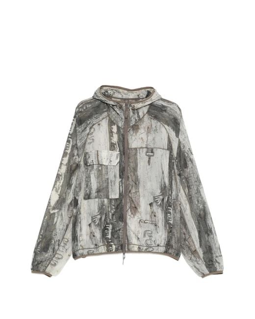 RC Outdoor Supply Gray Printed Jacket for men